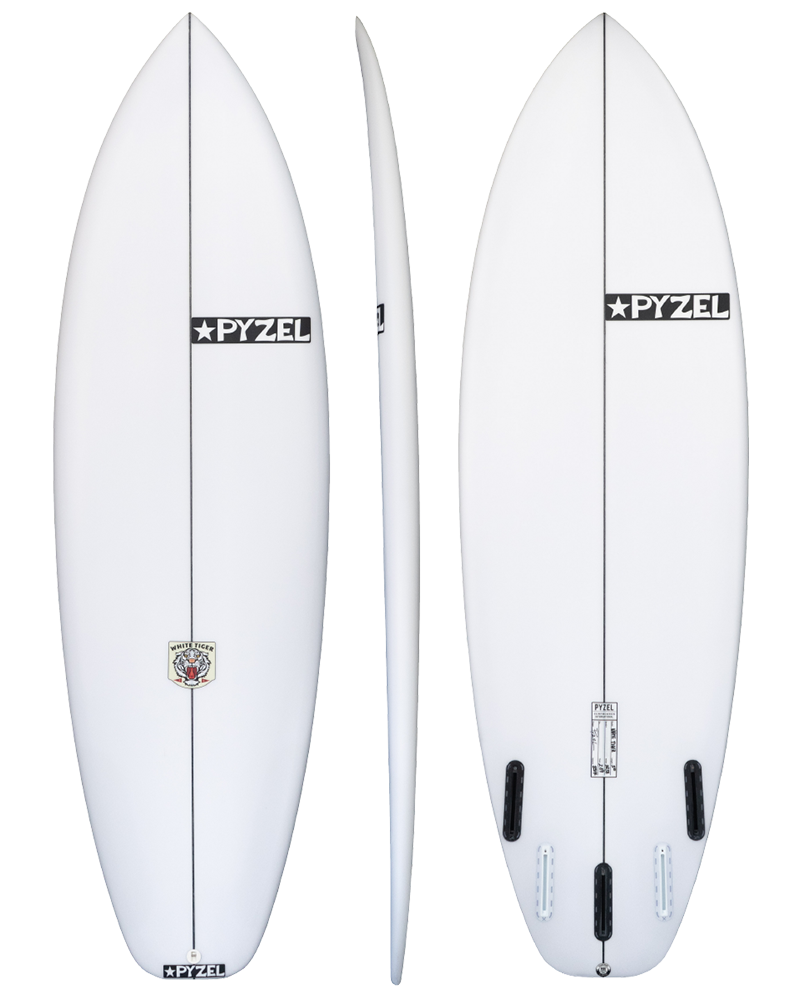 PYZEL WHITE TIGER FCS2 5’4 Pyzel White Tiger | Dark Arts Surf