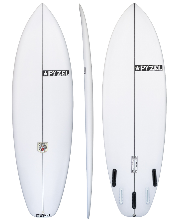 PYZEL White Tiger 5.10 パイゼル ホワイトタイガー Pyzel White Tiger - White Top | Dark Arts Surf